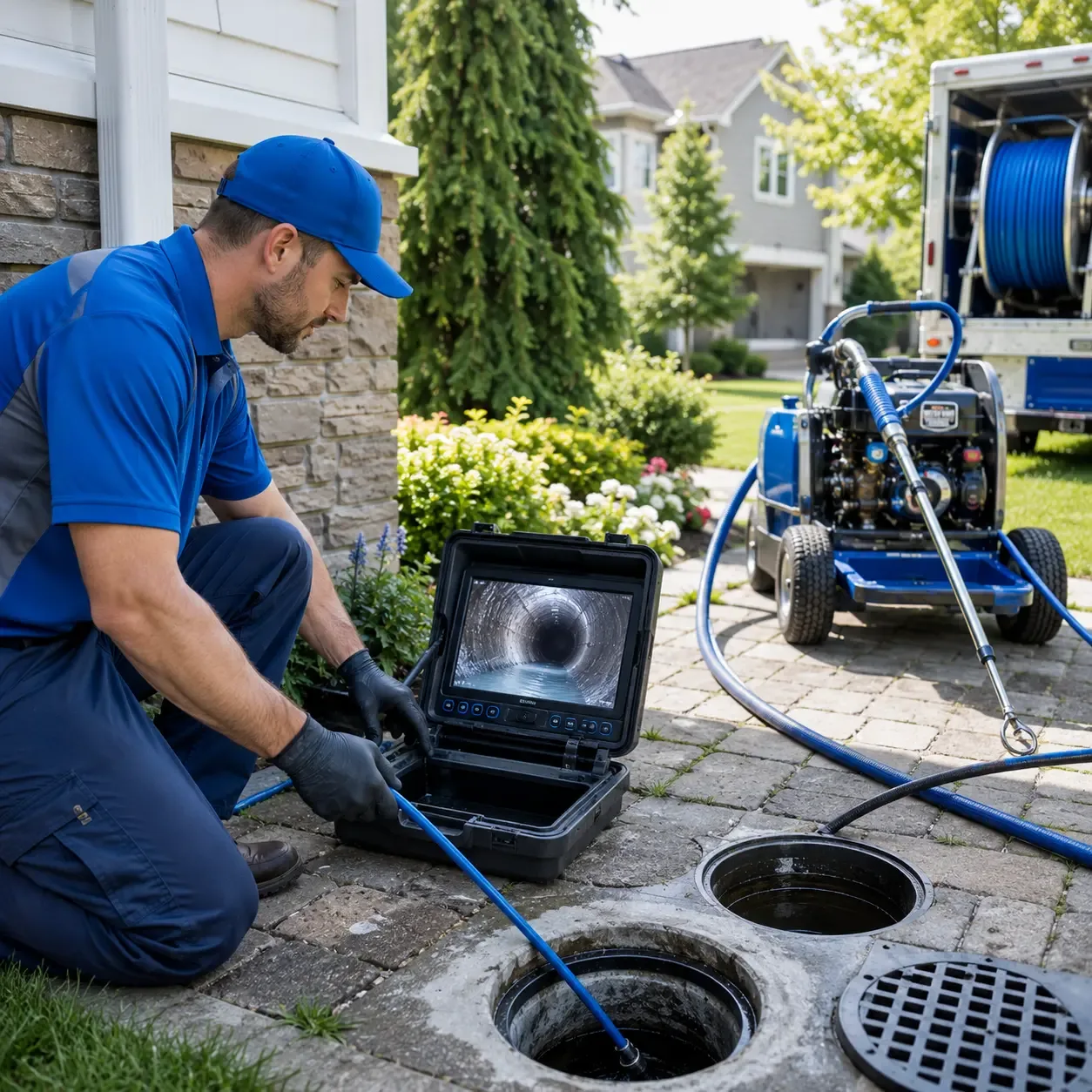 Outdoor drain cleaning professionals serving Glenmont, OH
