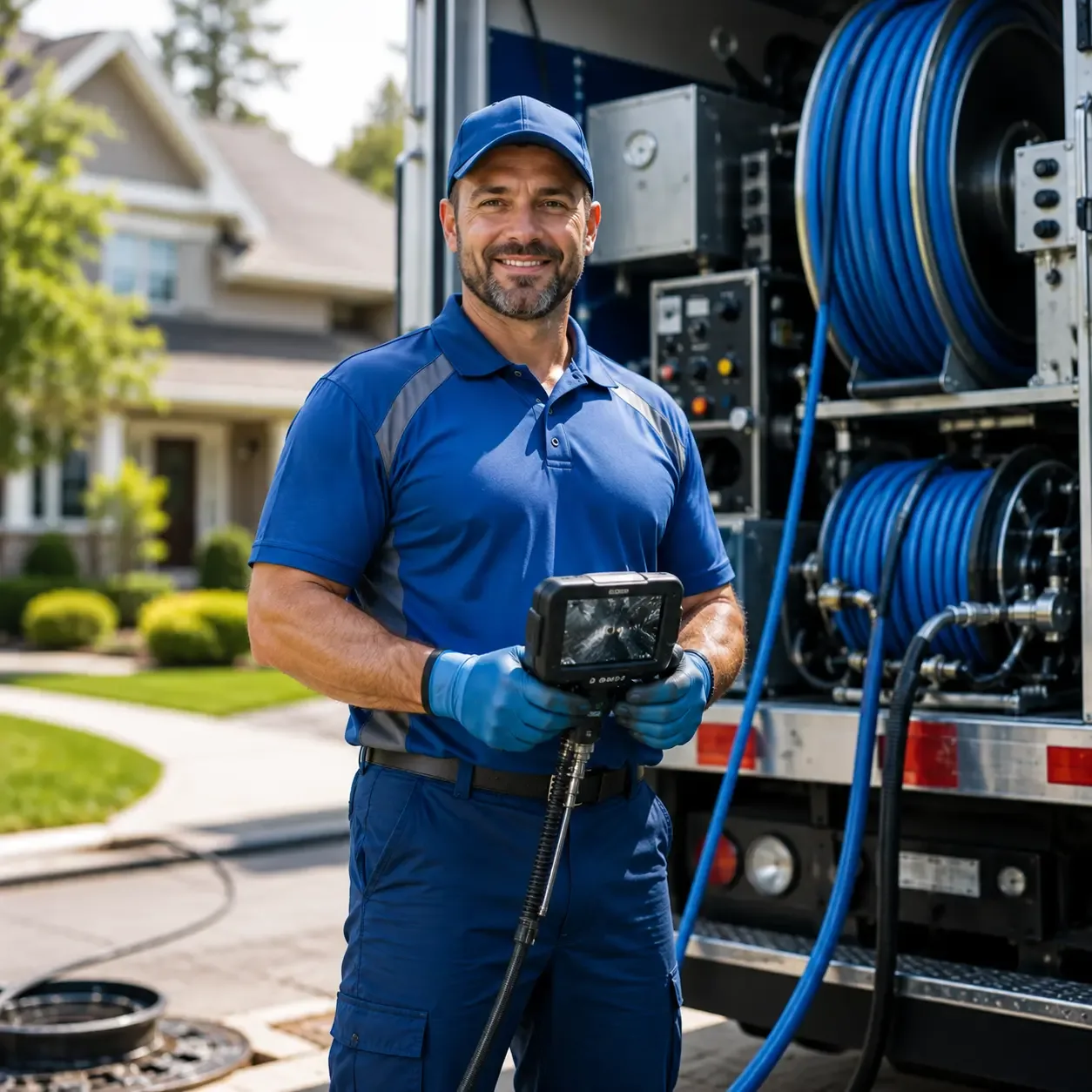 Local outdoor drain cleaning specialists in Glenmont, OH